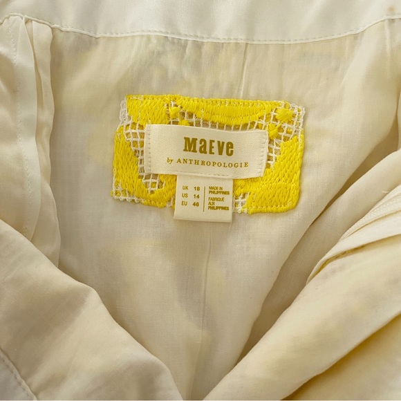 Anthropologie Maeve Strappy Lace Mini Dress - Picture 4 of 5